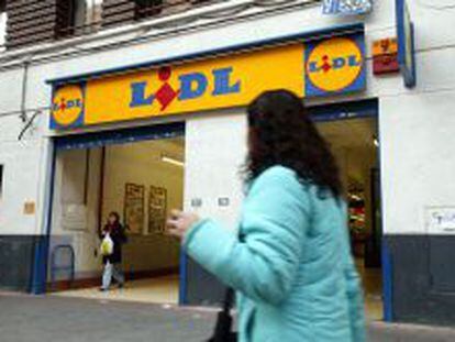 Supermercado Lidl en Madrid.