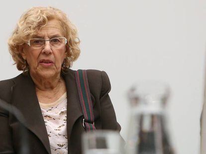 La alcaldesa de Madrid, Manuela Carmena. 