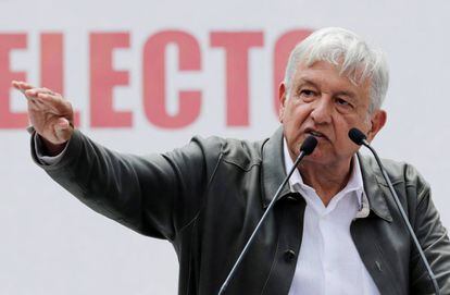 López Obrador, en un acto en Ciudad de México