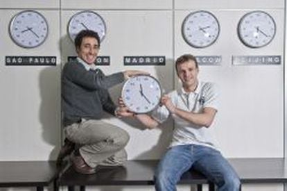 Jon Uriarte y Ander Michelena, fundadores Ticketbis, empresa vasca creada en 2009.