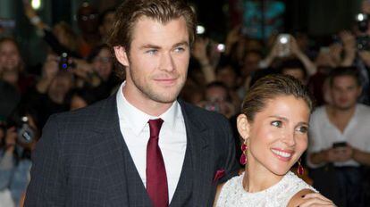 Elsa Pataky y su marido Chris Hemsworth.