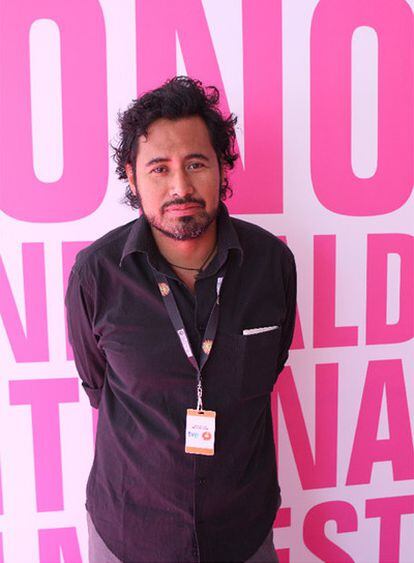 El director mexicano Rigoberto Perezcano, ayer, en el Kursaal.