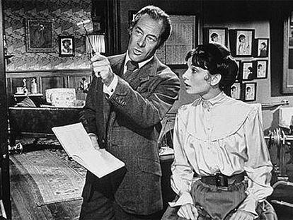 Rex Harrison y Audrey Hepburn, en una imagen de <i>My fair lady.</i>