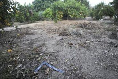 Paraje donde fueron encontrados, semienterrados, los cuerpos de los holandeses.