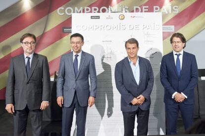 Benedito, Bartomeu, Laporta i Freixa.