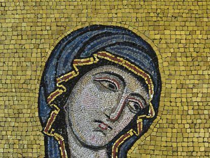 Mosaico bizantino del siglo XII creado para la Catedral de Palermo.