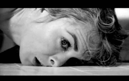 Una imagen de Janet Leigh en la secuencia de la ducha de la película 'Psicosis'.