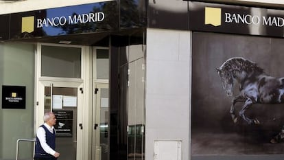 La sucursal de Banco Madrid de la capital tinerfeña. EFE/Archivo