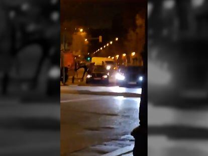 Captura del vídeo del atropello en Puerta de Toledo.