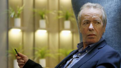 Martin Amis en Barcelona en 2015 en la presentación de su novela 'La zona de interés'.