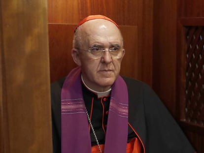 El cardenal y arzobispo de Madrid, Carlos Osoro. 