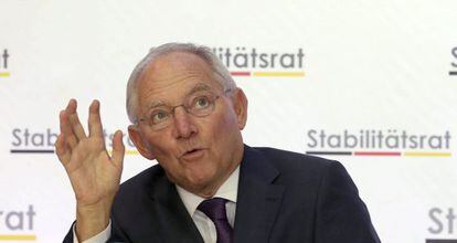 El ministro de Finanzas alem&aacute;n, Wolfgang Sch&auml;uble.