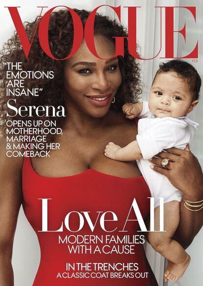 La última portada de Vogue Estados Unidos con Serena Williams y su hija.