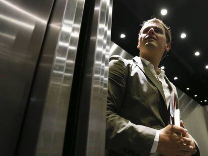 Albert Rivera, en el Congreso de los diputados. 