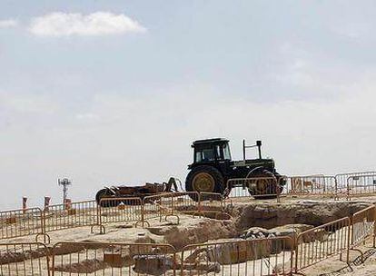 Obras en el entorno del dolmen de Montelirio, Sevilla, donde se pensaba construir un centro comercial.