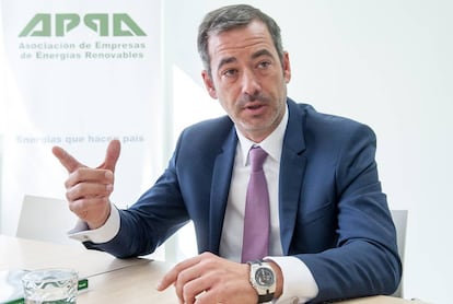 José María González Moya, en la sede de la APPA en Madrid.