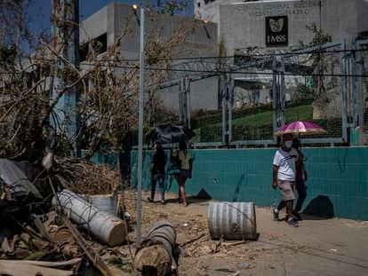 Daños causados por el huracán ‘Otis’ en el Hospital General Regional Vicente Guerrero en Acapulco, el 3 de noviembre.
