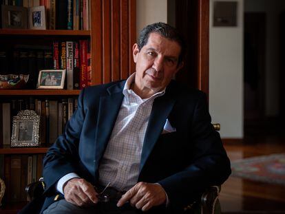 José Félix Lafaurie, presidente de la Federación Colombiana de Ganaderos (FEDEGAN), en entrevista para el diario El Pais, en Bogotá, el 26 de octubre de 2022.