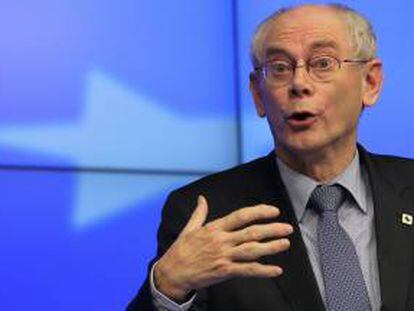 El presidente del Consejo Europeo Herman Van Rompuy. EFE/Archivo