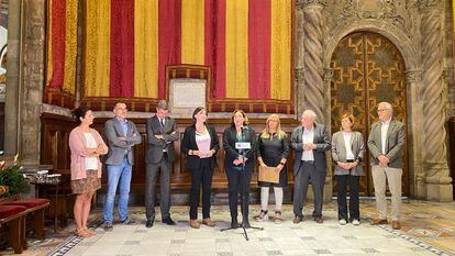 Los grupos de Junts, ERC y BComú en Barcelona reciben este viernes en el Ayuntamiento a la exconcejal Itziar González y a la funcionaria municipal Lourdes Conesa.