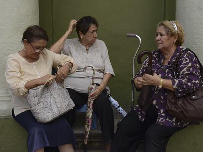 Imagen de archivo de jubilados en Veracruz en una manifestación en contra a la reforma al sistema de pensiones.