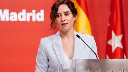 Isabel Díaz Ayuso, presidenta de la Comunidad de Madrid.