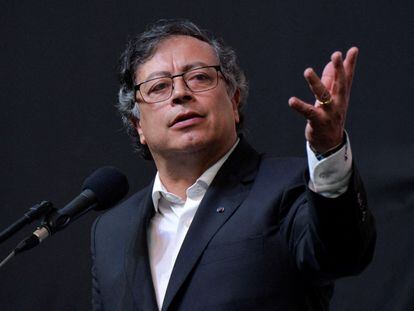 Gustavo Petro, durante un acto público en Bogotá (Colombia), el 3 de agosto de 2023.