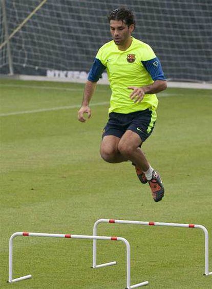 Márquez, durante un entrenamiento.