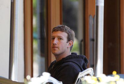 Mark Zuckerberg, en el complejo Sun Valley Inn (Ohio), en una conferencia anual el pasado 9 de julio.