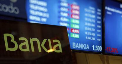 Cotizaci&oacute;n de Bankia en mayo de 2012. 