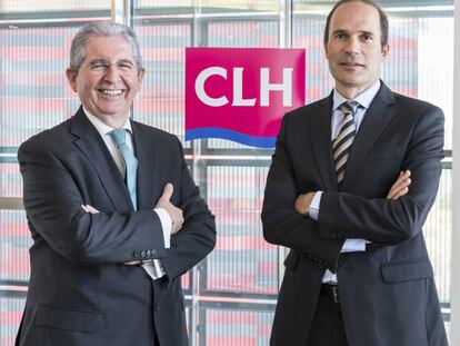 José Luis López de Silanes, presidente de CLH y Juan Lanza, consejero delegado.