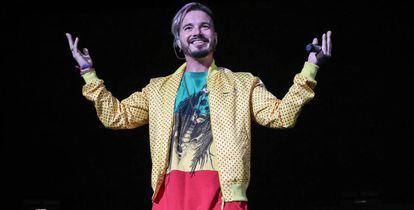 J Balvin, en el American Airlines Arena de Miami.