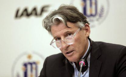 Sebastian Coe, este viernes en Buenos Aires.