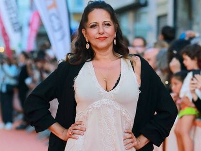 Yolanda Ramos, en la presentación de 'MasterChef Celebrity', en el Festival de Vitoria, el 4 de septiembre. 