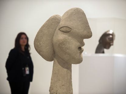 Una de las obras de la exposición 'Picasso escultor. Materia y cuerpo', en el Museo Picasso de Málaga hasta el pasado mes de septiembre.