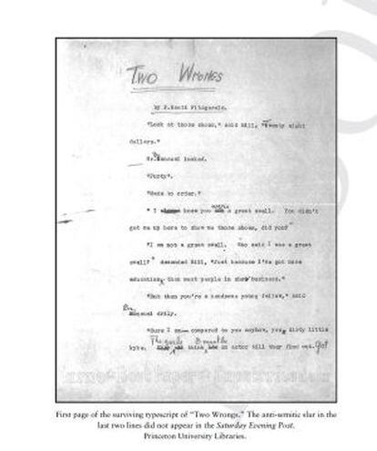 Texto mecanografiado de 'Two Wrongs', con tachaduras de los editores del 'Saturday Evening Post'.