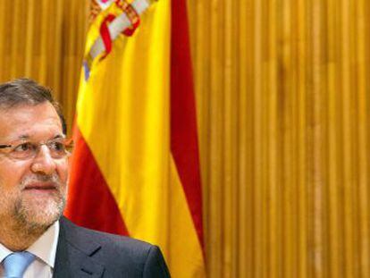 El presidente del Gobierno, Mariano Rajoy, este martes.