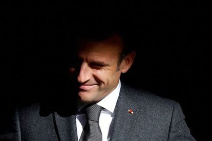 El presidente de Francia, Emmanuel Macron, en París, el pasado 19 de octubre.