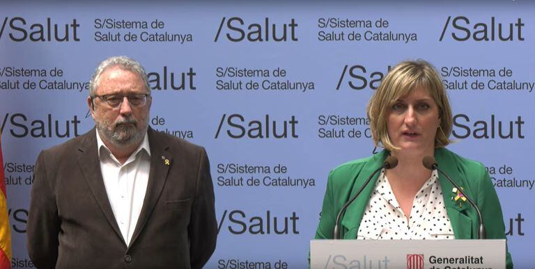 La consejera de Salud, Alba Vergés.