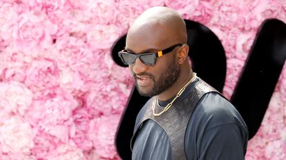 Virgil Abloh durante un desfile de Dior el 23 de junio de 2018.