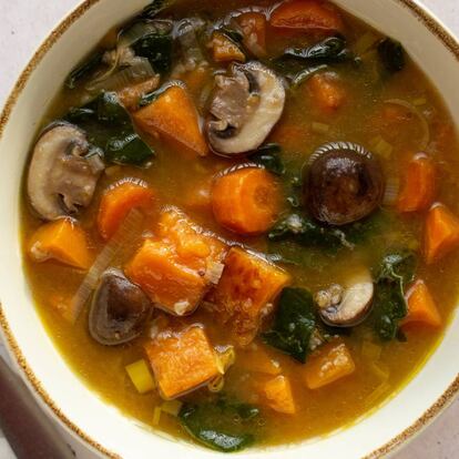 La enjundia otoñal hecha sopa