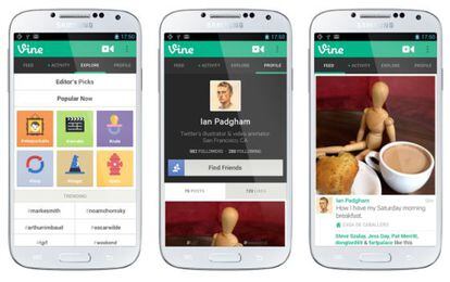 Vine se estrena en los móviles de Google.