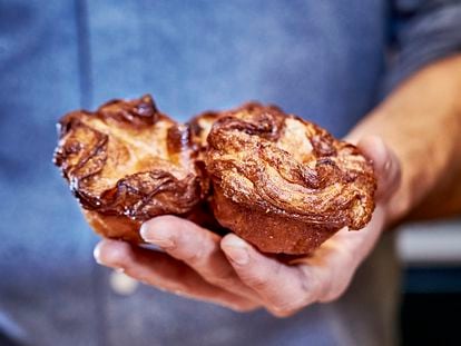 'Kouign-amann' del obrador Cientotreinta grados, en Madrid. Imagen proporcionada por el establecimiento.