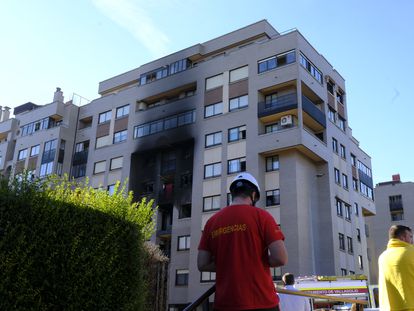Efectos de una explosión registrada en una vivienda de Valladolid a finales de agosto.