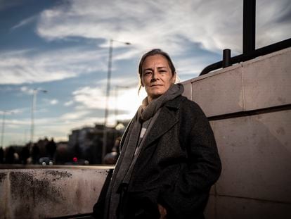 La escritora Esther Garcia Llovet, en Plaza de Colon de Madrid. OLMO CALVO