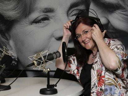 Rosa Márquez, en los estudios de podcast de EL PAÍS.