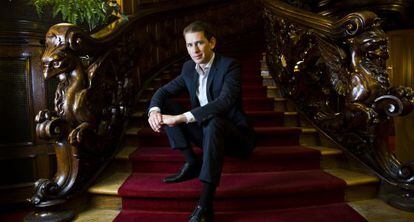 Sebastian Kurz, ministro de Exteriores de Austria, la semana pasada en Viena.