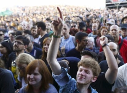 Asistentes al festival Primavera Sound.