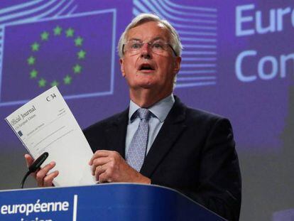 El negociador europeo para el Brexit, Michel Barnier.