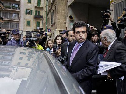 El expresidente de Baleares Jaume Matas a su salida de los juzgados de Palma de Mallorca, en una foto de archivo.